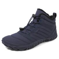 Waterproof Insulated Snow Boots: Non-slip, Warm, Five-Finger Design, Wear-resistant for Hiking 46 mėlyna
