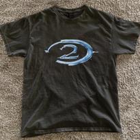 Retro Halo 2 Žaidimų Y2K Grunge Vintage Unisex Gatvės apranga Grafinė Dovana Marškinėliai S black