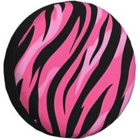 Pink Zebra Print Spare Tire Cover Dust-Proof Wheel Protector 14inch