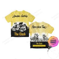 Classic Rock Band The Clash Album 3D Print T-shirt Men Women Fashion Short Sleeve Tshirt Hip Hop Tops Tees Vintage T Shirt 6XL black