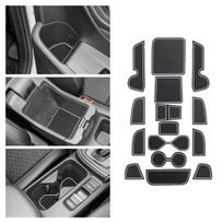 Door Slot Mat Gate Groove Cushion for Honda HRV 2021 2022 RHD Car Door Rubber Cup Holder Mats Anti-slip Carpets Position Acc