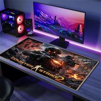 csgo Color Mouse Pad Large Gaming Table Cushion Non-slip Laptop Tablet Big Mousepad XXL Mat Mini PC Playmat With Lock edge 50cmx100cm(19.6x39.4inch)