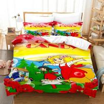 Candy Candy Bedding Set Single Twin Full Queen King Size Bed Set Adult Kid Bedroom Duvetcover Sets 3D Kawaii Anime bedsheet set 70x133cm 2pcs