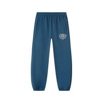 ADWYSD Streetwear su gobtuvu, fleece pamušalu, džemperis ir kelnės, komplektas vyrams ir moterims, laisvalaikio apranga Small blue