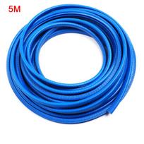 2/5/10M Car Door Protector Edge Scratch Strip Guard Trim Automobile Door Anti Collision Protection With Steel Car-styling Blue 5M