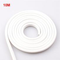 2/5/10M Car Door Protector Edge Scratch Strip Guard Trim Automobile Door Anti Collision Protection With Steel Car-styling White 10M