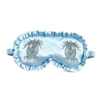 Cartoon Eyes Sleep Eye Mask Stretchy Eye Covers Rhinestone Large Eyes Mask  Hair Styling Accessory mėlyna