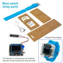 ESP32-S3 DIY AI Voice Smart Watch Kit N16R8 Development Board OLED Screen Xiaozhi AI Speech Interactive Wrist Watch STEM School
