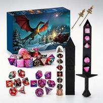 Dungeons And Dragons Kauliukų Atostogų Advento Kalendorius Su Paslaptingais Poliedriniais Kauliukais Kolekcionieriams Ir Dovanoms Style B