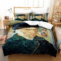 Van Gogh Oil Painting Bedding Set Single Twin Double Queen King Cal King Size Bed Linen Set 70x133cm 2pcs