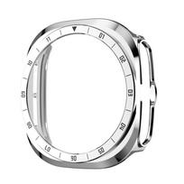 Scale Bezel+Cover for Samsung Galaxy Watch Ultra2 47mm Smartwatch Protective Hard PC Bumber Shell Galaxy Watch Ultra 2 Case 7 White Silver China Mainla white