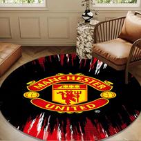 Manchester United Stadium Round mat, Anti-slip Circle Carpet Chair rug For livingroom,Bedroom, doormat home decor Gift Christmas Gifts 80cmx80cm