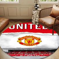 Manchester United Stadium Round mat, Anti-slip Circle Carpet Chair rug For livingroom,Bedroom, doormat home decor Gift Christmas Gifts 100cmx100cm