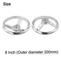 Robust Chrome Handwheel for CNC Lathes and Printing Equipment 3 to 12 Inch 8 Inch