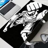 Black and white Mouse Pad One Piece Manga Style Anime Extended Gaming Mouse Pad Large Desk Mat 400X900X2MM