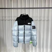 Mens Winter Puffer Jacket With Grid 90% Duck Down Warm Thick Parka Cold Weather Outdoor Use L black