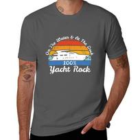 Distressed Retro Yacht Rock Tshirt Breathable Basic Cotton Tshirt L