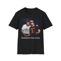 Getdown Services Alt Indie Rock Unisex Adult T-Shirt Heavy Cotton Tee XXL gray