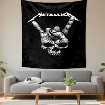 Metallica Skull Hand Rock Design PatternedPatterned tapestry for bedroom and living room home decor 100x150cm(39x59in)