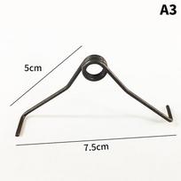5PCS Steel Pruning Shears Spare Spring Garden Spring for Pruning Shears Grafting Scissors Components Scissors Spring Part Tools black