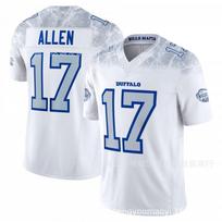 Mens Football Jersey 17 Allen Bills Blue 3rd Game Shirt All Sizes XXXL
