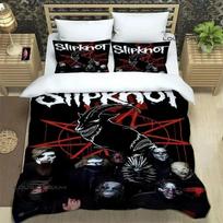 Rock band S-Slipknot bedding set, teenage and adult duvet cover and pillowcase, home bedroom decoration, gift for boys and girls 100×135cm