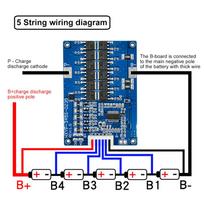 3S 4S 5S 18650 Lithium Battery Protection Board Equalizing Heat Sink 35A Anti Overcharge And Over Discharge Board Power Tool