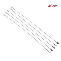 5Pcs Stainless Steel Wire Rope Cable M4 Hole End 1.5Mm Wire Rope Cable For Various Products' Anti Fall Safety Ropes 40CM