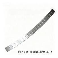 For VW Volkswagen Touran 2005 2006 2007-2015 stainless Car Door Rear Bumper Protector Sill Trunk Tread Plate Trim Car styling sidabras