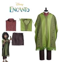Encanto Bruno Cosplay Kostiumas Aukštos kokybės poliesterio medžiaga Vaikams ir suaugusiems 140 beige