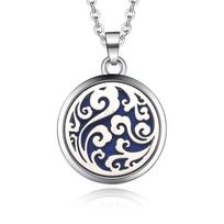 Aroma Essential Oil Diffuser Necklace - Openable Sweater Chain 24 Karat