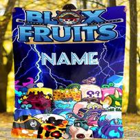 Blox Fruits Outdoor Customize Your Name Comfortable Soft Lightweight Allseason Multipurpose For Travel Camping Picnics Sofa Office Bed Living Room 150cmx200cm