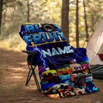 Blox Fruits Outdoor Customize Your Name Comfortable Soft Lightweight Allseason Multipurpose For Travel Camping Picnics Sofa Office Bed Living Room 80cmx120cm black