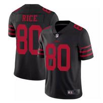 San Francisco 49ers 80 Rice Football Jersey Men Breathable Sports Tee Running Multiple Sizes XXL
