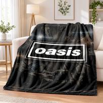 Oasis Printed Flannel Blanket Warm Comfort Bed Throw For Indoor Home Decoration 80cmx120cm