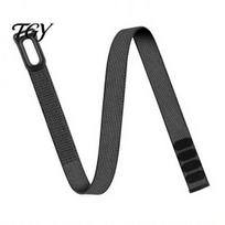 Nylon Workout Strap 430/500MM Bicep Band for Smart Watch, Adjustable Breathable Comfortable Woven Arm Strap, Fitness Tracker Sport Armband Short gray
