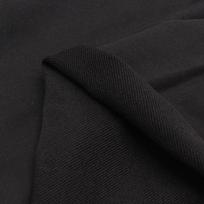 100x160cm Thick Loopback French Terry Fabric Elastic Pure Cotton Knitted Terry Fabric For Sewing Hoodie Sports Pants Sweater 100x160cm black