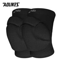 AOLIKES 1 Pair Sports Thickening Knee Pads Football Volleyball Extreme Sports Kneepad Brace Support Dancing Yoga Knee Protector XL