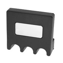 Pool Cue Holder Claw Non Slip Backing 3 Holes Rubber and Iron Portable Pool Stick Holder for Billiards Pool gray