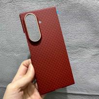 Samsung Z Fold7 Itin plonas anglies pluošto magnetinis dėklas, Vidurinės ašies Nano PC apsauga Samsung Z Fold7 gray