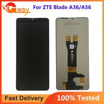 LCD Screen and Digitizer Full Assembly For ZTE Blade A36 gray