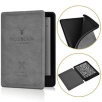 Smart Case for Kindle Colorsoft 2024 2022 10th 11th 12th Generation 6 6.8 7 Inch Cover for Kindle Paperwhite 6 5 4 3 2 1 Pouch C2V2L3 2022 6inch šviesiai pilka spalva