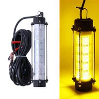 Didelės galios LED povandeninis žvejybos šviestuvas 120W/180W - Vandeniui atsparus žuvis viliojantis ir sutraukiantis šviestuvas naktinei žvejybai