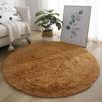 Super minkštas pūkuotas kilimas su saugiu neslystančiu pagrindu, tinkantis įvairioms patalpoms, tokioms kaip svetainės ir miegamieji 40CM chaki