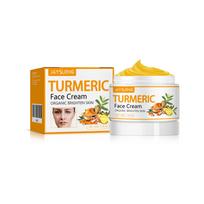 Turmeric Face Cream 50g, Daily Moisturizing Nourishing Face Cream with Turmeric Extract for Facial Skin Care 50g white