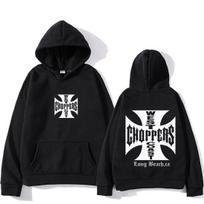 Paul Walker West Coast Choppers Hoody Vyriškas Moteriškas Oversized Madingas Viršutinis drabužis hip hopas Drabužiai Vilna Ilgomis Rankovėmis vintage Megztinis M black
