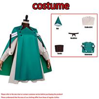 Anime Witch Hat Atelier Cosplay Coco Cosplay Agatto Akuromu Cosplay Costumes Wig Uniform Green Cloak Hat Halloween Cos for Women S blue