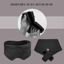 TOWINO® Eye Mask for Sleeping Super Soft & Smooth And Fully Adjustable To All Size Heads - Super Soft & Comfortable for Women and Men, Blindfold white