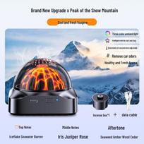 2026 Car Aroma Diffuser Volcano: Automatic High-End Long-Lasting Fragrance Deodorizer gray