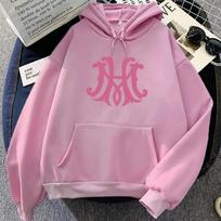 TV Series Maxton Hall Hoodie The World Between Us Graphic Sweatshirts Moletom Feminino Winter Long Sleeve Hooded Pullovers Girl S pink